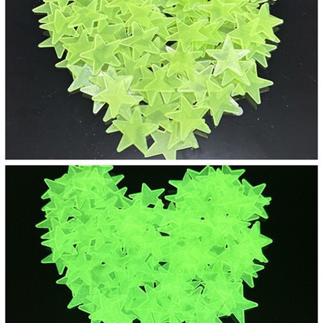 Estrellas nocturnas, luna, pared luminosa pegada a la Sala de estar del dormitorio, decoración de la pared de la fiesta, pegatinas fluorescentes de distribución transfronteriza