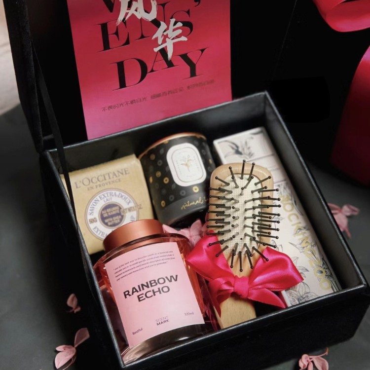 高定玫红母亲节礼物实用公司礼品礼盒结婚女伴娘生日手提伴手礼