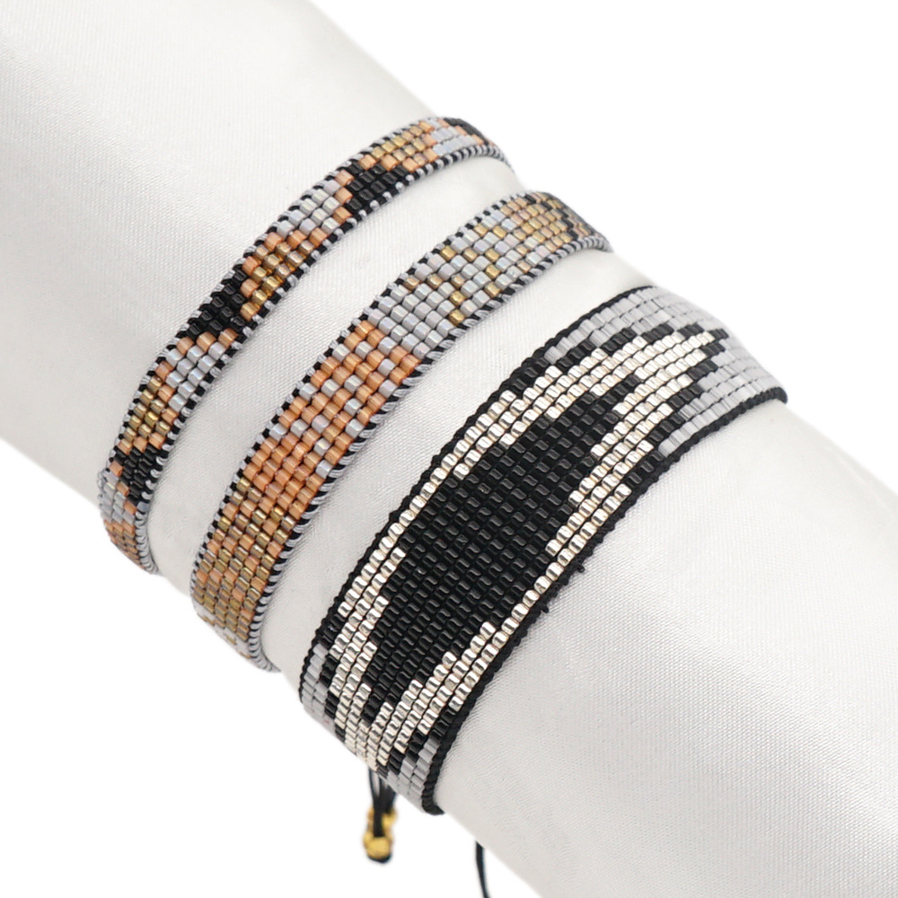 Nihaojewelry Ethnic Style Miyuki Beads Woven Devil's Eye Bracelet Set Wholesale Jewelry display picture 1