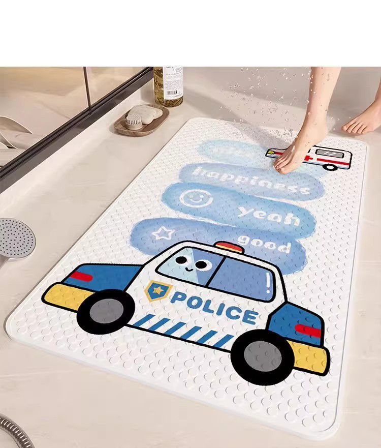 Bathroom anti-slip mat for children, shower room baby bath anti-fall waterproof mat, toilet bathroom suction cup foot mat