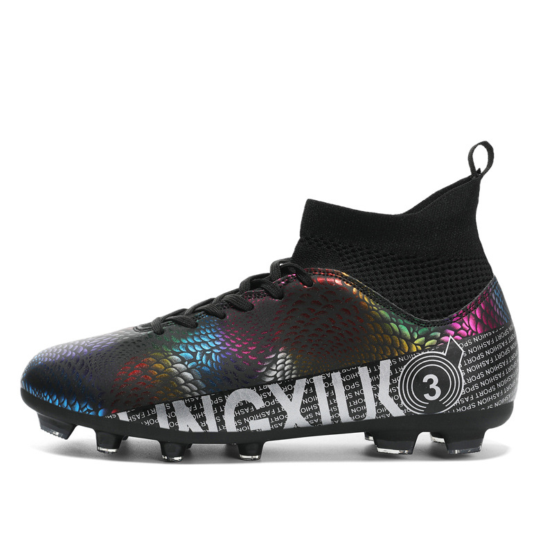 Transfronterizo 31-48 tamaño C Luo zapatos de fútbol de uñas largas y cortas zapatos de competición para estudiantes adultos de alto rendimiento entrenamiento zapatos de fútbol