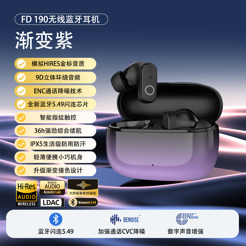 2025新款无线蓝牙耳机运动ENC降噪高HIFI音质颜值超长续航通入耳|undefined