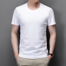 2021夏季新品潮流短袖時尚青年男士韓版圓領純色T恤半袖上衣