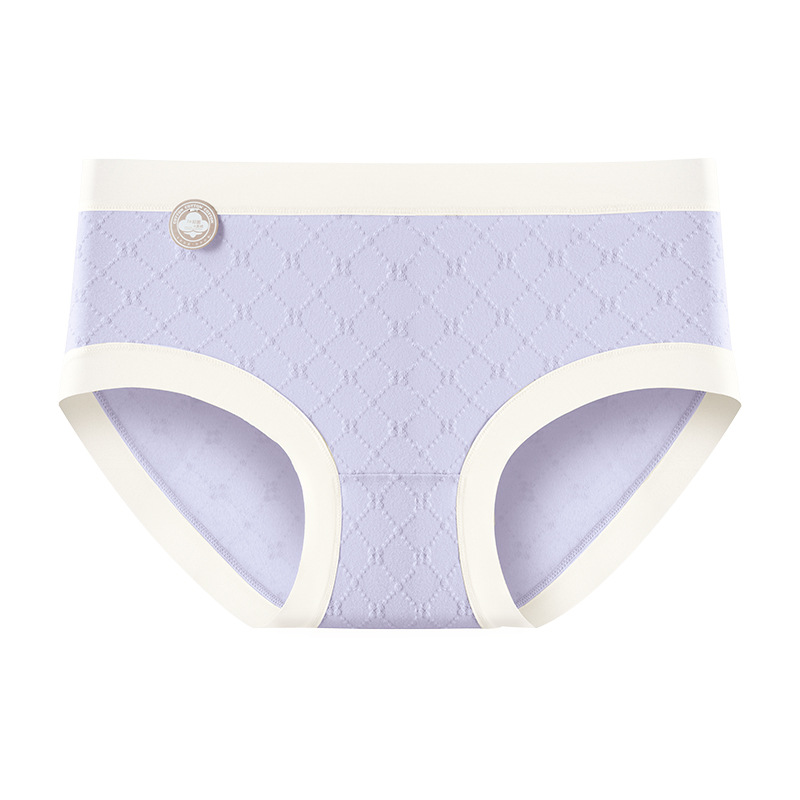 Ropa interior de las mujeres de clase A Puro algodón antibacteriano transpirable entrepierna chica calzoncillos cortos cabeza algodón chica ropa interior sin costuras mujeres