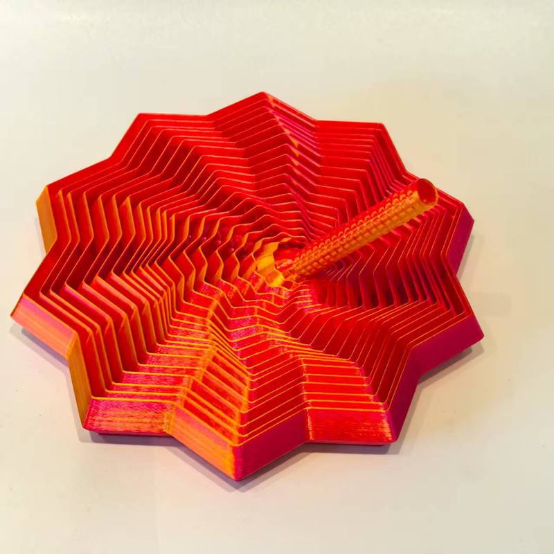 3d打印带手柄十边形指尖解压舒缓玩具ExpandedSensoryFidget Star|undefined