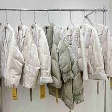 荷青川真丝水貂鹅绒服棉服品牌折扣女装商场撤柜批发一手货源清仓