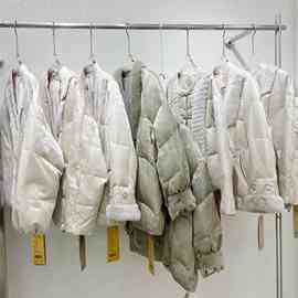 荷青川真丝水貂鹅绒服棉服品牌折扣女装商场撤柜批发一手货源清仓