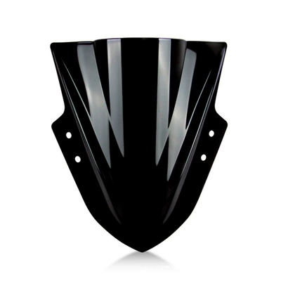 Suitable for Kawasaki Ninja Ex300 Domestic Ninja 13-17 Years Modified Front Windshield Modified Windshield Deflector (Motorcycle front windshield) - black