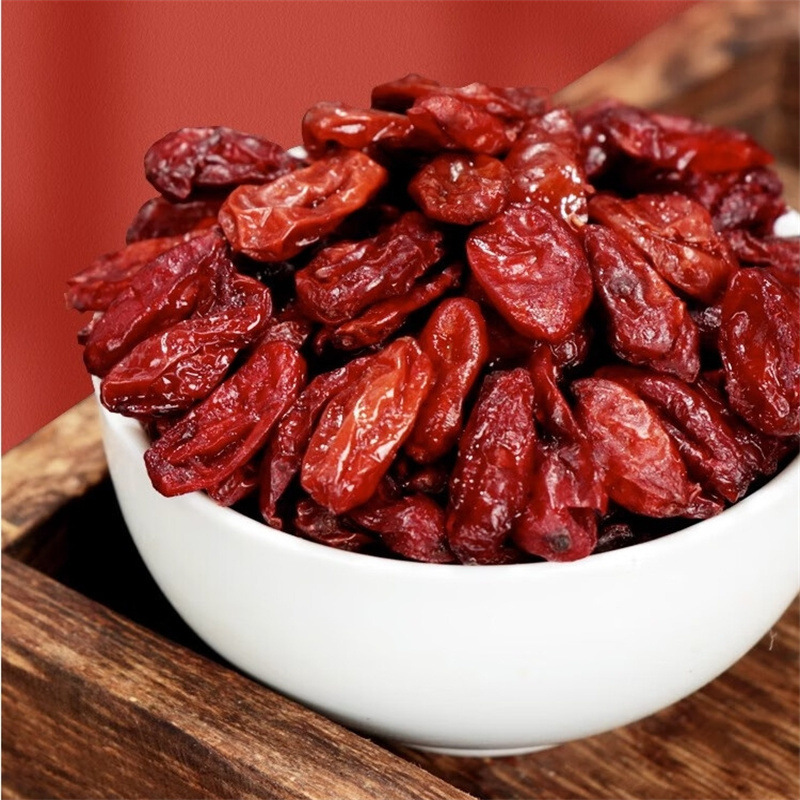 Dried Cornus Fruit Shan Zhu Yu 100g Natural Sun Dried Chinese Herbal Tea Ingredient quality and texture