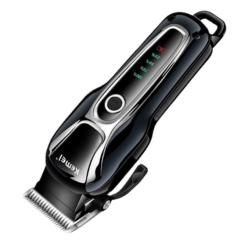 Cortadora de Pelo Eléctrica para Mascotas Kemei KM-1991, Batería de Larga Duración, Pantalla Digital, Sin Sobrecalentamiento, Cortadora de Pelo para Perros y Gatos