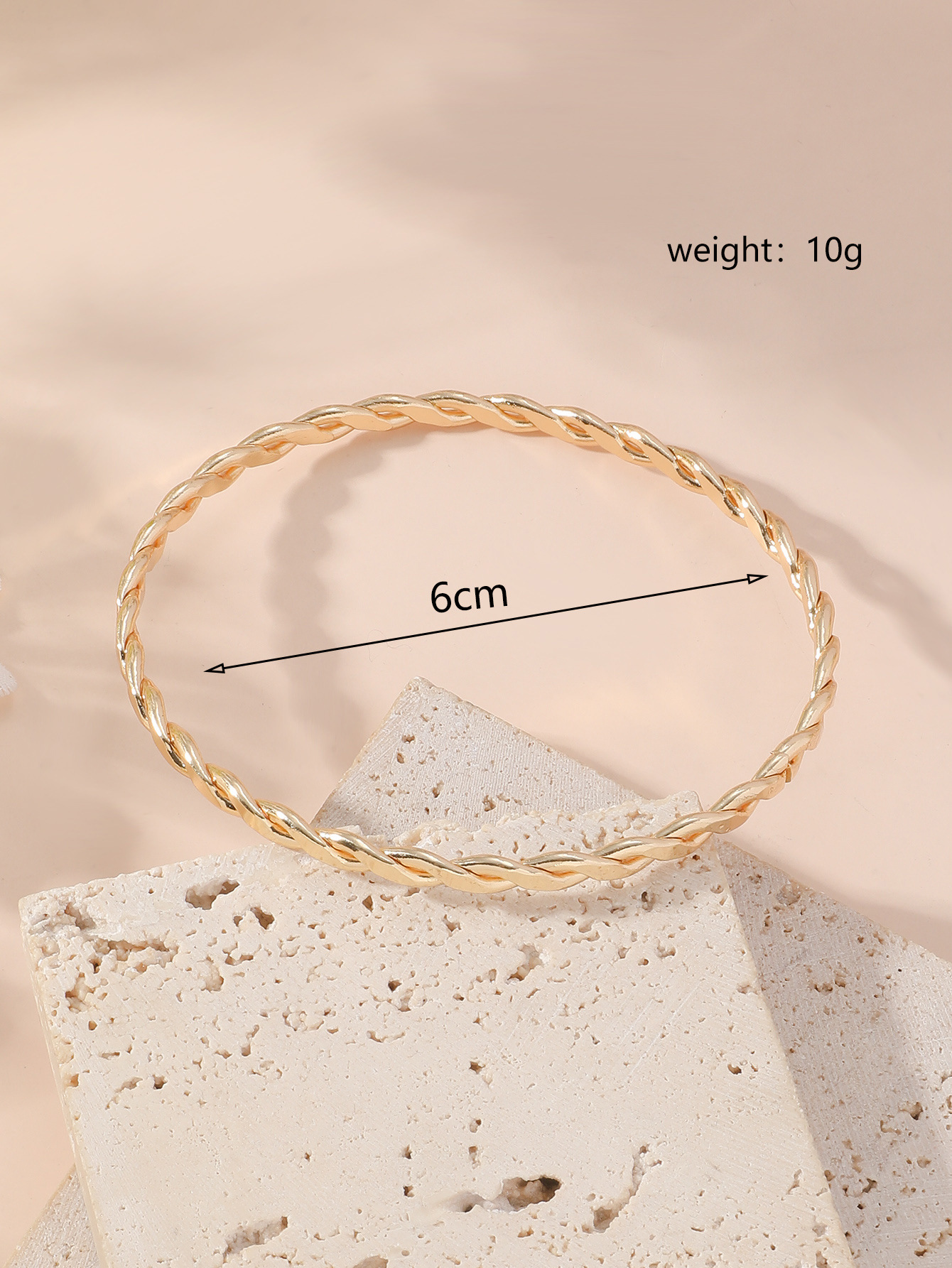 Simple Style Cross Heart Shape Knot Alloy Iron Plating Women's Bangle display picture 6