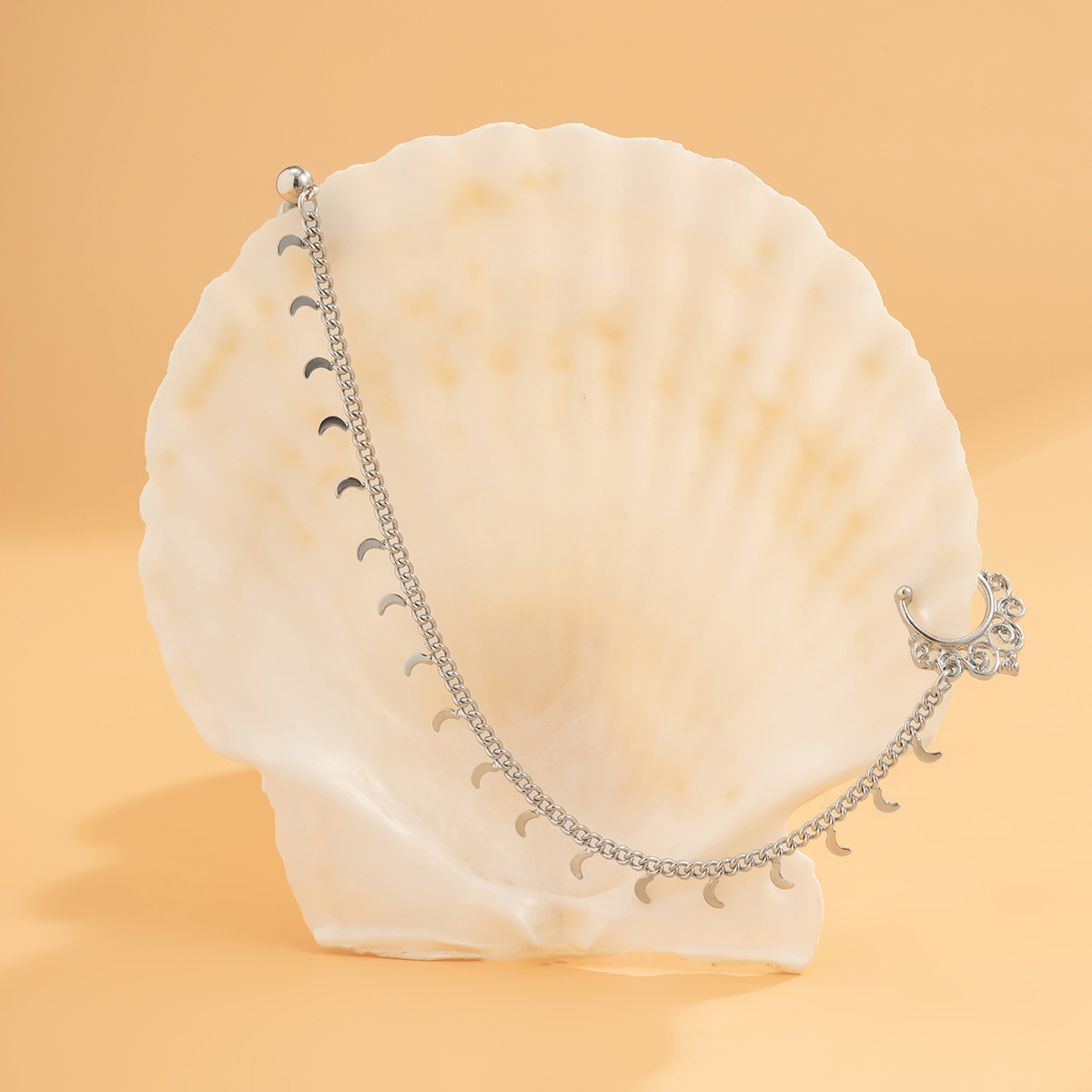 European and American jewelry, ethnic style, Su style, no punching nose studs, nose accessories, sweet and cool earrings, puncture nose rings_voghion.com