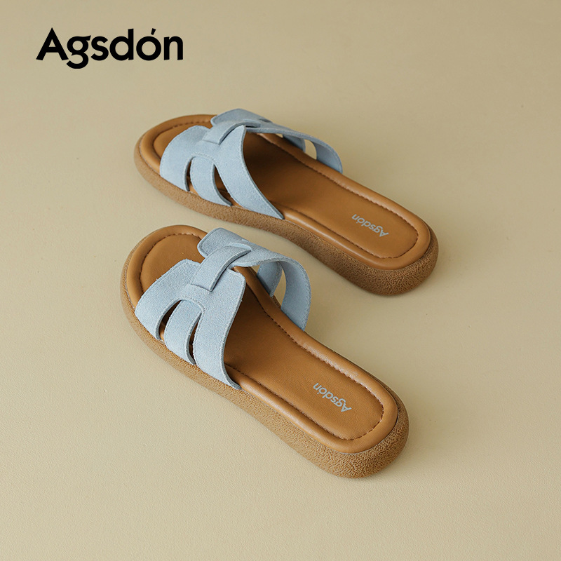 Sandalias Augu Shiden para mujer, para uso en exteriores en verano, nuevo modelo 2026, sandalias romanas hermosas y cómodas que no cansan los pies, combinables con vestidos.