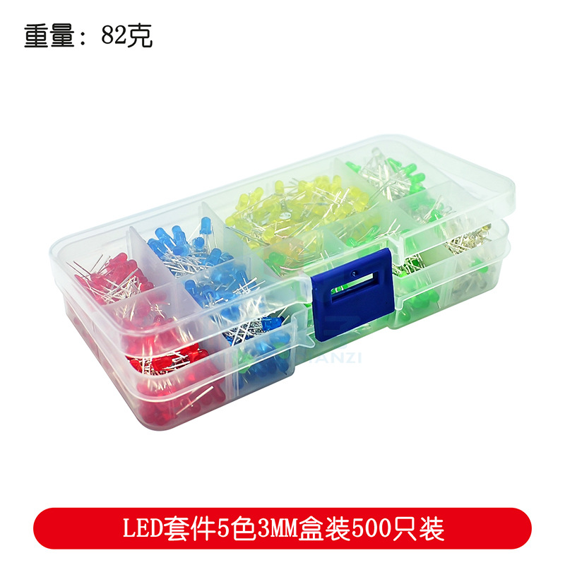 F3 3mm F5 5mm LED light -emitting diode box luminous pipe 100 per…