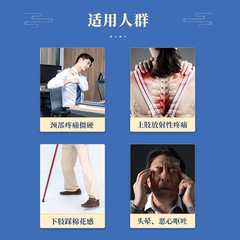 Wholesale Medicated Plasters for Cervical Spondylosis, Rich Treasure Bag Cervical Old Plasters, Heat Therapy Black Plaster for Dizziness, Cervical Pain, and Health Maintenance Patch