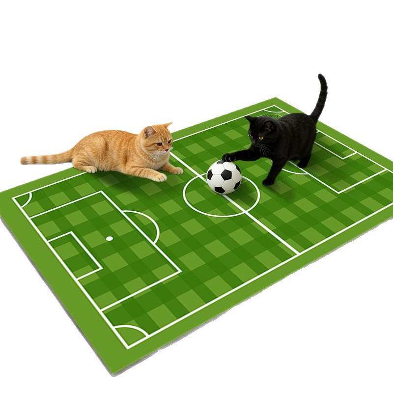 Transfronterizos TEMU camas de paja alga barro estera de campo de fútbol dormitorio para mascotas de juego estera de cabello resistente a la suciedad fácil de cuidar estera de pies