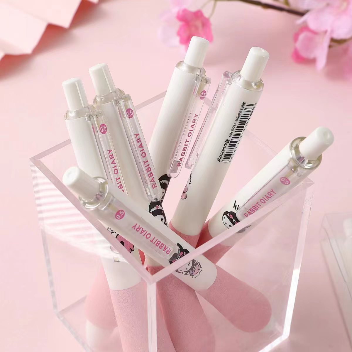 Super suave esponja vaina loromi neutral push pen estudiante cepillo examen especial pluma Linda ins push pen