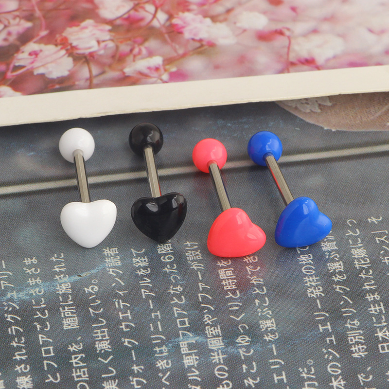 Silver pointed spike labret stud material detail