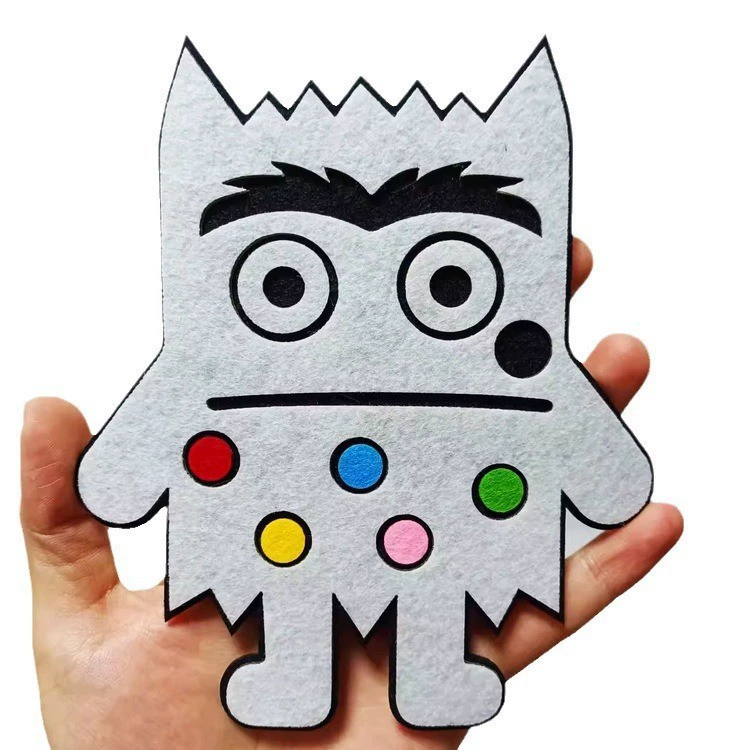 Emotional monster, hand puppet, children's book with pictures, teaching aids, training