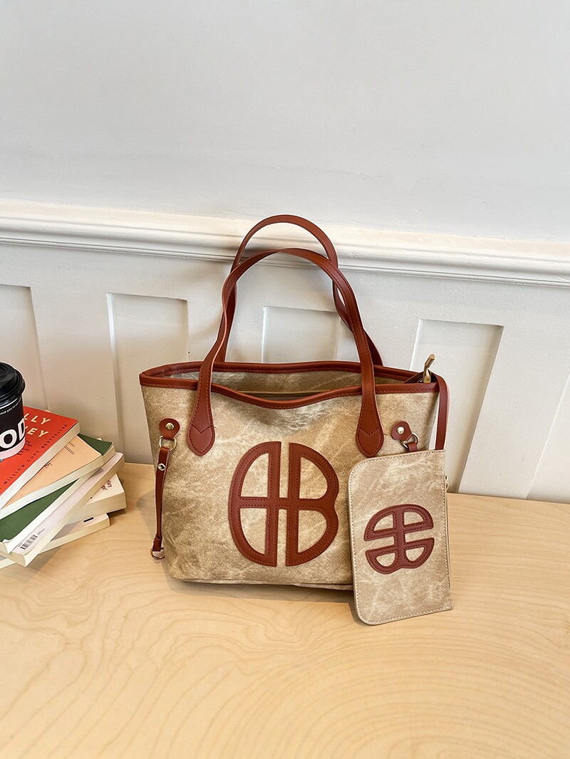 2026 nuevo bolso de mujer de gran capacidad de viaje bolso de hombro de mano estilo coreano de moda de dos piezas bolso de mujer