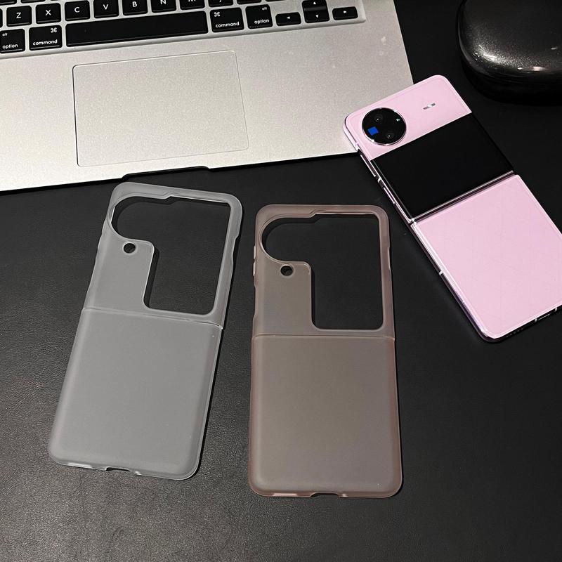 OPPO Find N3 透明折りたたみ携帯電話ケースに適しています。新しいハイエンドのつや消し半透明の非粘着性指紋防止|undefined