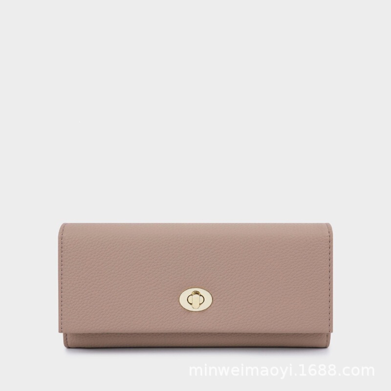 New Cross-Border Wholesale Women's Wallet with Lychee Pattern, Classic Clasp, Stylish Urban Design, Large 70% off Wallet New Cross-Border Wholesale Women's Wallet with Lychee Pattern, Classic Clasp, Stylish Urban Design, Large 70% off Wallet