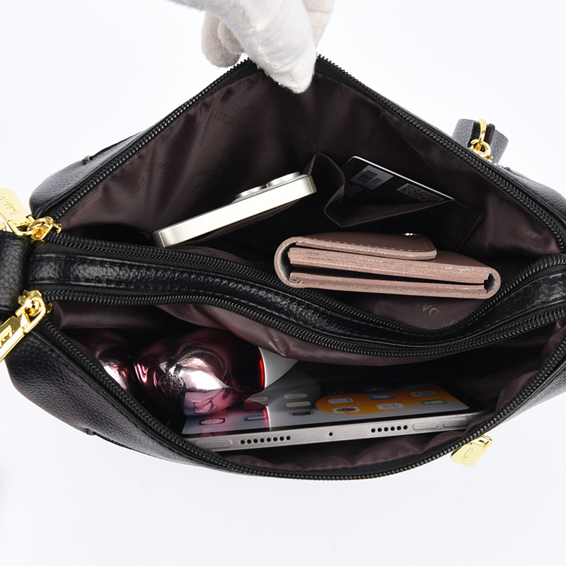 Cross-border New Large Capacity Women's Shoulder Bag, Korean Style Casual Versatile PU Crossbody Bag for Work and Commuting - Thumbnail 4