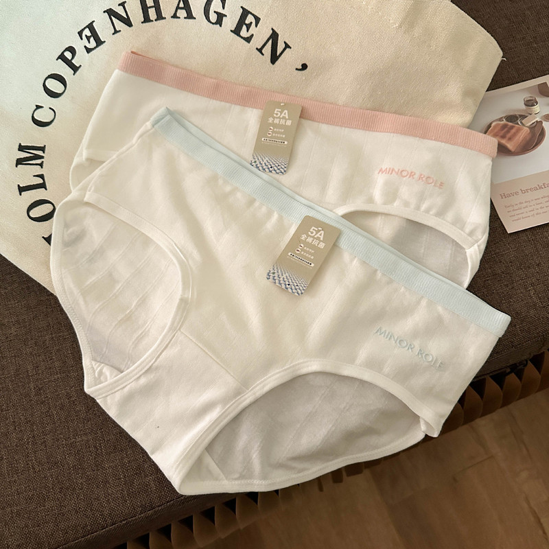 Spring Breeze "5A Girls' Underwear" Women's Pure Cotton Low-Waist Comfortable Breathable Triangle Panties High-Quality Design Spring Breeze "5A Girls' Underwear" Women's Pure Cotton Low-Waist Comfortable Breathable Triangle Panties High-Quality Design