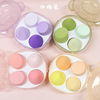 box-packed Little Bear Beauty Eggs Super Soft Makeup Dedicated Wet and dry Dual use Powder puff sponge Cosmetics Egg