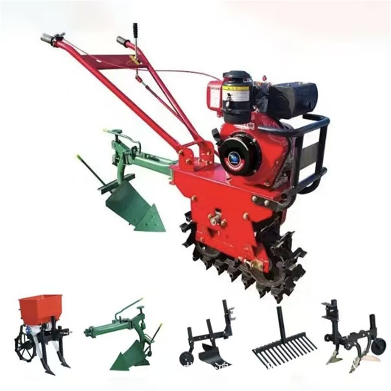 Çoxməqsədli kiçik torpaqşumlayıcı və xəndəkqazan mikro traktor