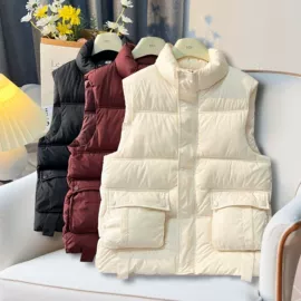 棉衣;棉服背心;女式马甲