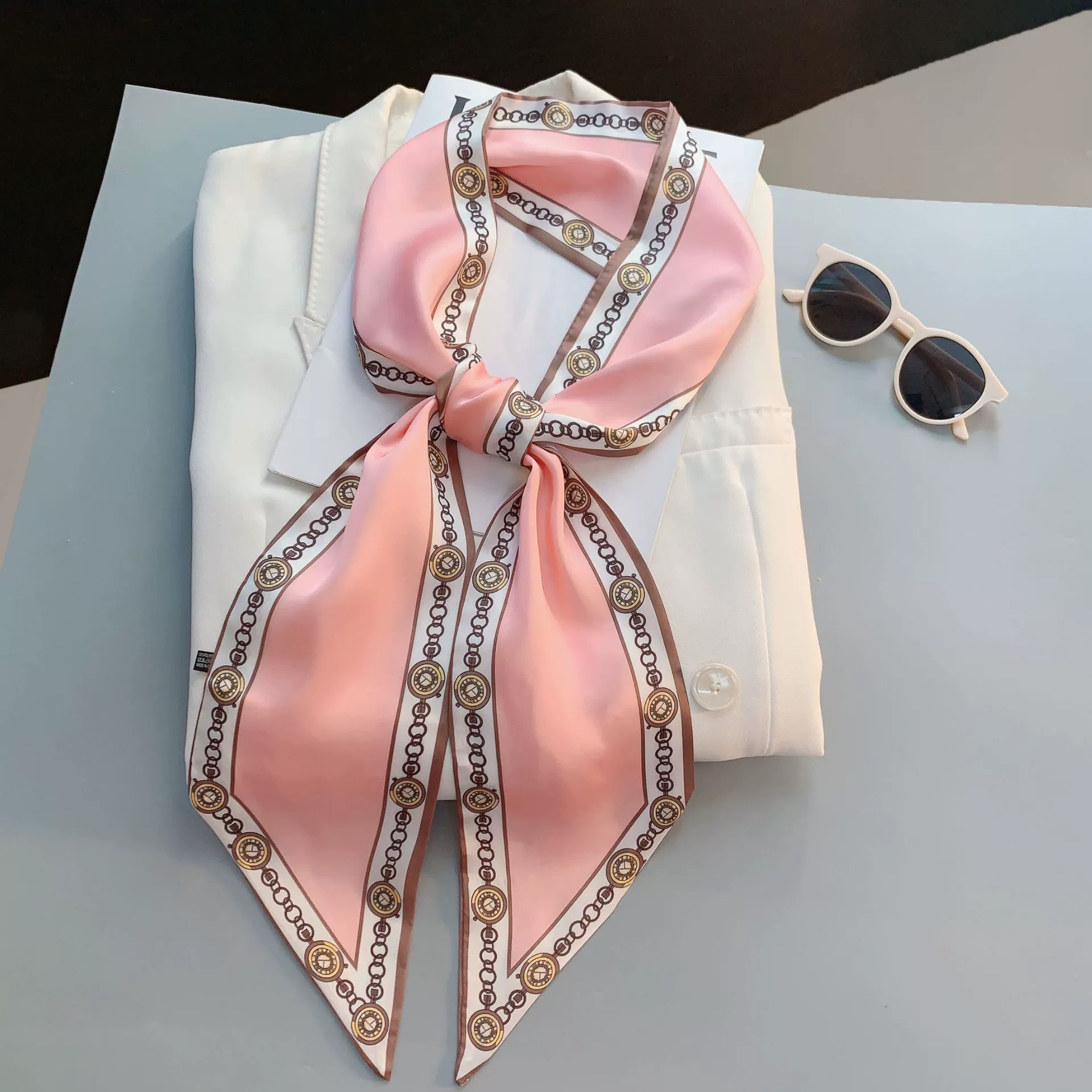 2025 новый длинный обернутый шарф-стример, кроссборд silk plaid длинный шарф, фабрика оптом