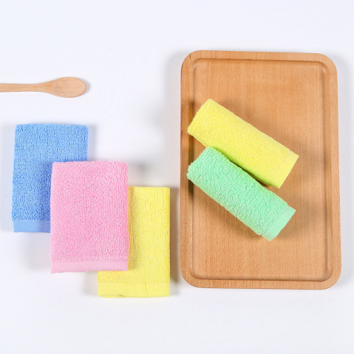 Oily removal wiping cloth wholesale kitchen cleaning lazy dishwasher towels wood pulp cotton home use water absorbing daily use scouring cloths
