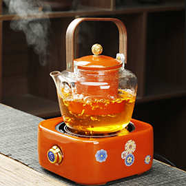 电陶炉玻璃煮茶壶耐热防水防爆煮茶器泡茶家用养生壶烧水壶伴手礼
