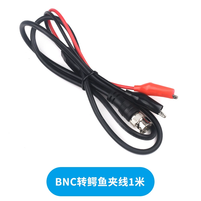 BNC вращающийся крокодиловый зажим BNCQ9 тестовая линия сигнала осциллограф обнаружение линии BNC пары двойного зажима общедоступно