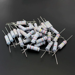 跨境专供 5W碳膜电阻30种规格0.1R~820K色环电阻套件直插晶圆电阻