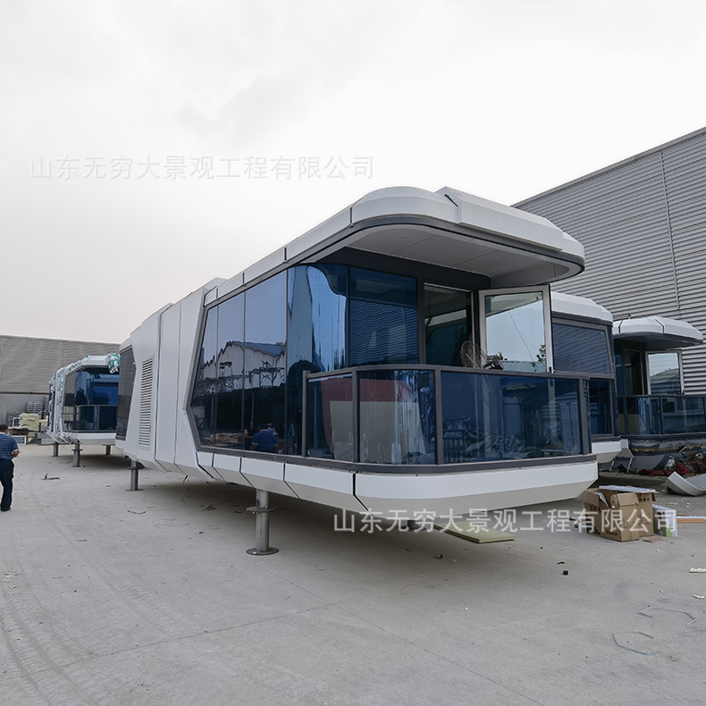 Cliff cápsula espacial Express Hotel B & B estudio de transmisión en vivo nuevo lujo rural B & B sala de aislamiento de sonido creativo rápido