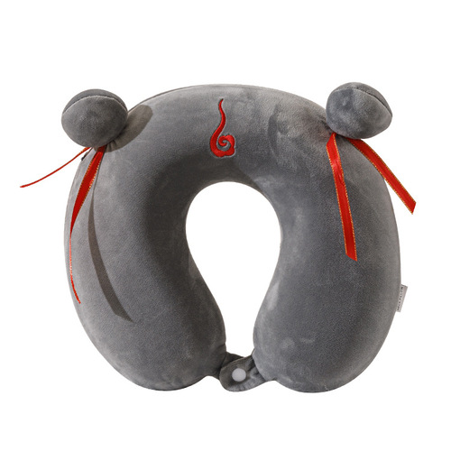 Naruto Memory Foam U-Shaped Neck Pillow Embroidered U-Shaped Round Head Ao Bing Dragon King Travel Cartoon Cute U-Neck Pillow