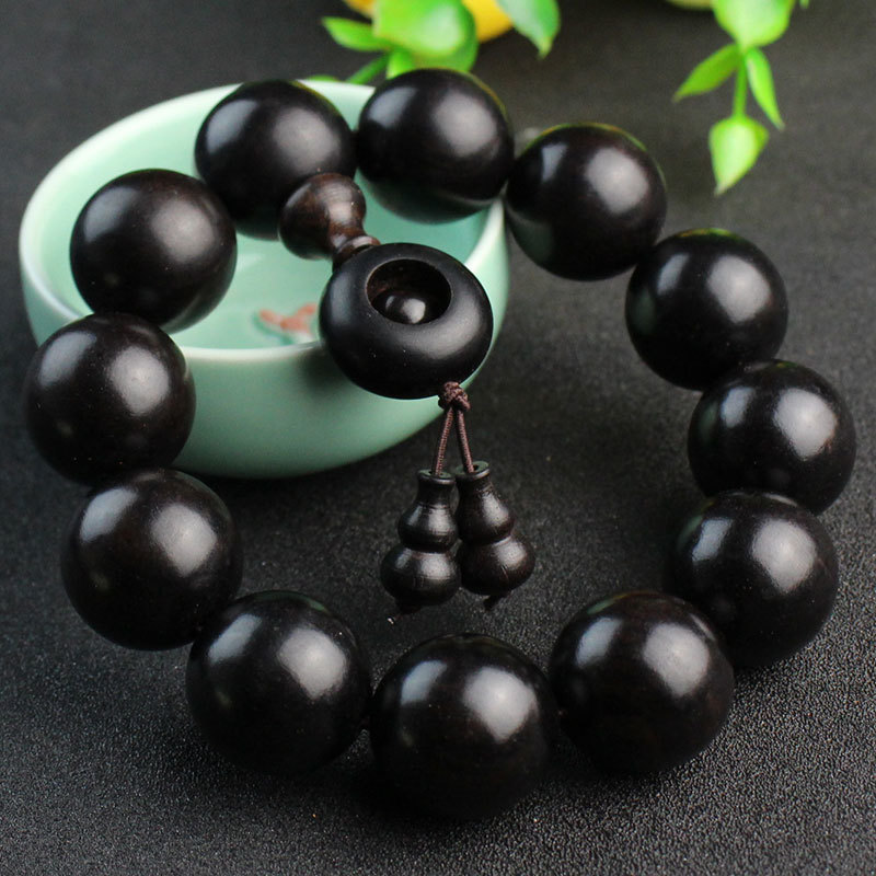 Organic bracelet ebony sandalwood