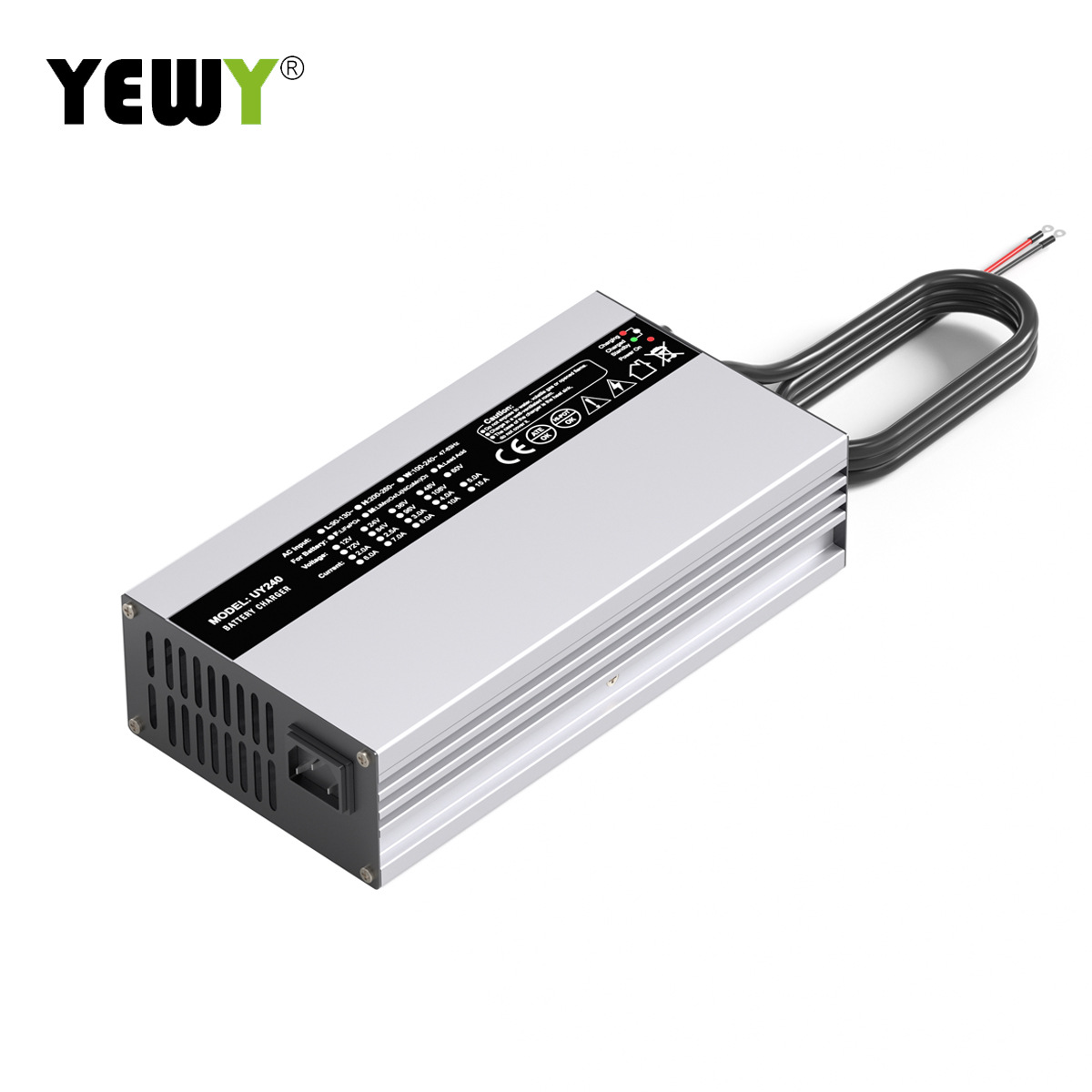 36V5A 10S 42V 5A电动车锂电池充电器铝壳充电器