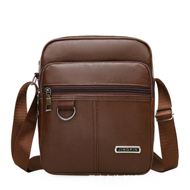 Bolso de los hombres bolso de mensajero ocasional del hombro del negocio partido de la moda vertical japonés y coreano nuevo bolso de los hombres mochila pequeña fábrica al por mayor