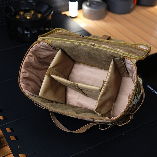 Outdoor picnic camping bag foldable portable tool storage bag lightweight large capacity storage tool bag