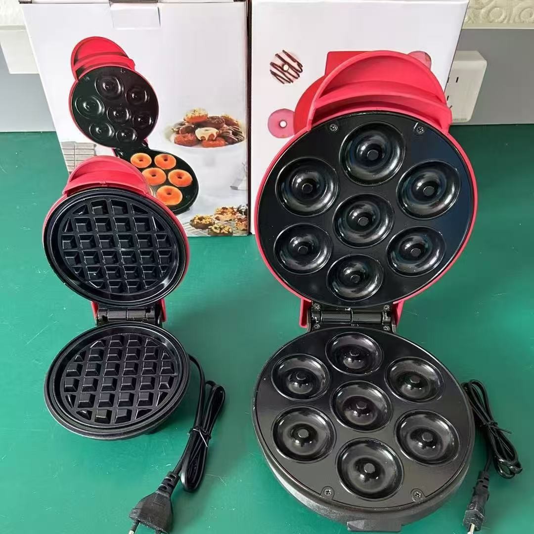 Una pieza transfronteriza MINI MAKE WAFFLE mini máquina de waffles doméstica horneadora infantil máquina de pasteles image 4