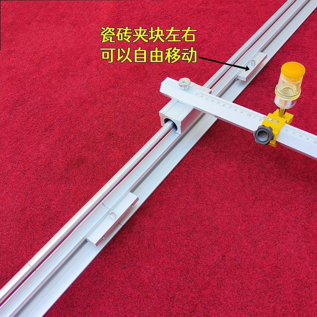 新款升级重型轨道0误差岩板玻化砖瓷砖T型推刀手动便携式切割刀