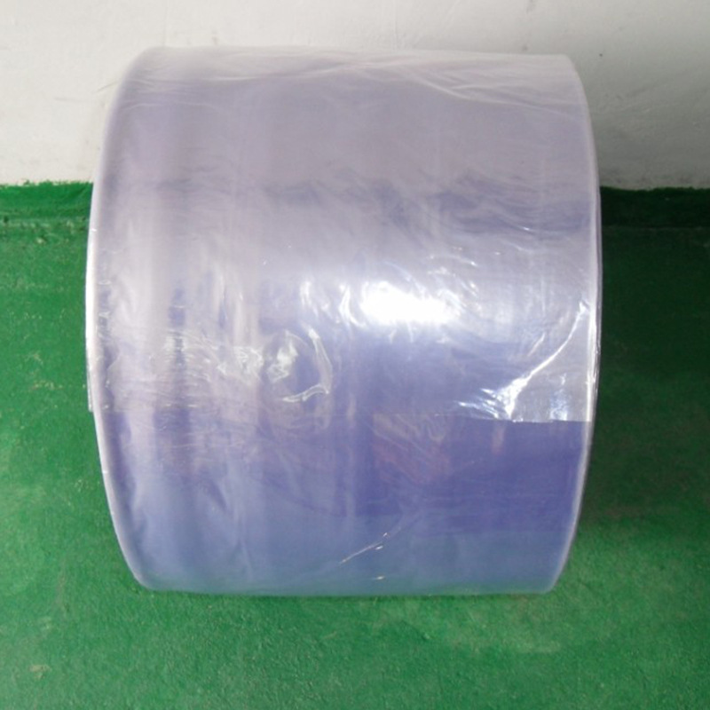 孝感厂家PVC热收缩包装膜 包鞋塑封膜包装膜 封口收缩袋包装膜筒