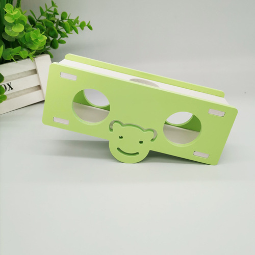 Cross-border hamster toys diy golden bear pet toys supplies PVC running wheel seesaw swing swing