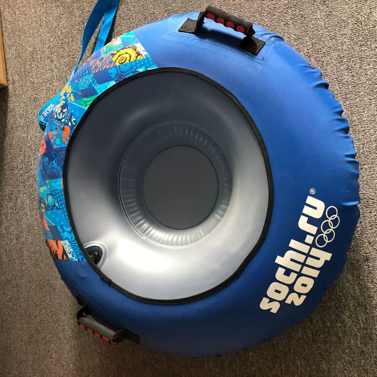 厂家直销新款120CM滑雪圈 户外运动 加厚款成人滑雪圈布套滑雪圈