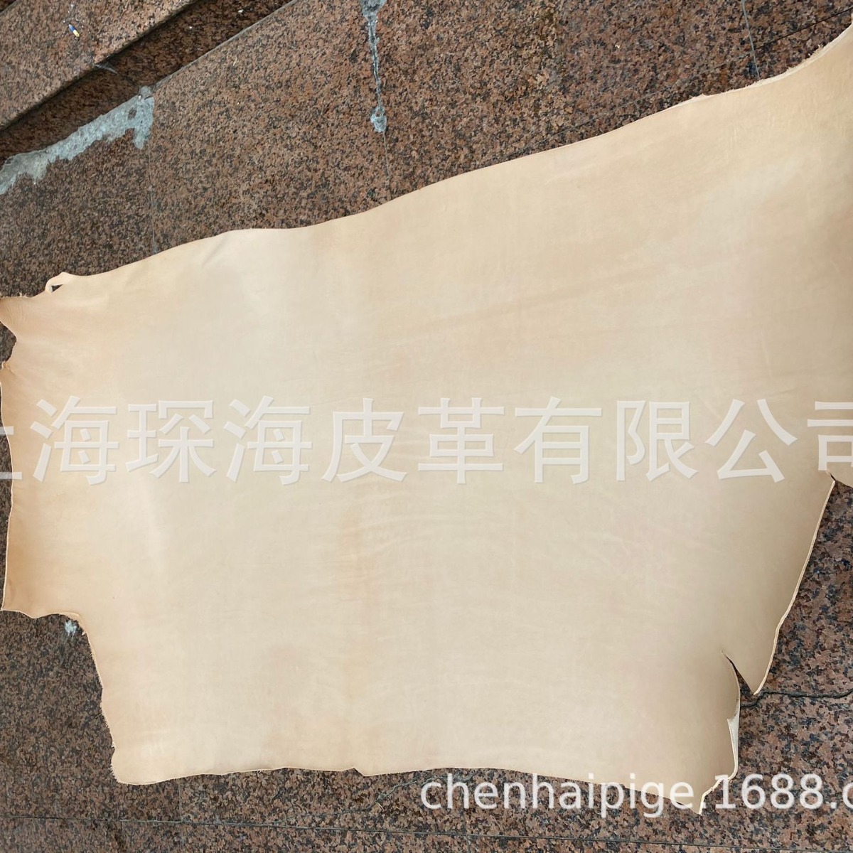 头层黄牛植鞣皮 皮革皮料 牛皮面料 树膏皮 腰带皮 原色 米黄色
