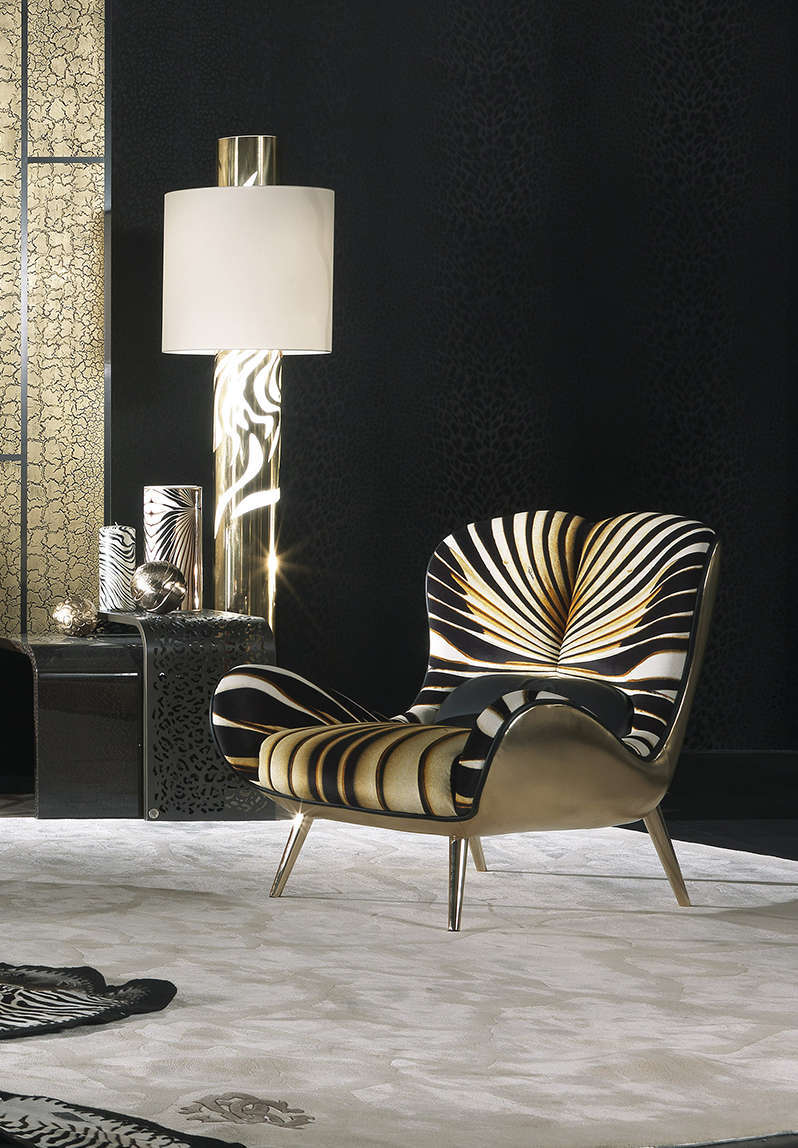 現代輕奢家居樣板間裝飾品擺件客廳單人椅豪宅標配設計師品牌單椅