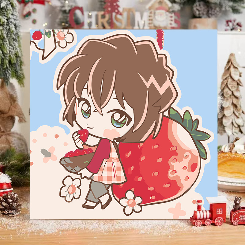 コナンデジタル油絵DIY手塗り怪盗キッドアニメアクリルメーカー卸売装飾画|undefined